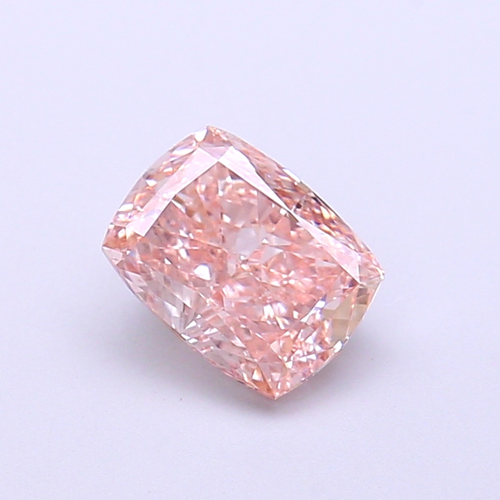 1.08 ct Pink (Fancy) VS2 Cushion lab-grown diamond