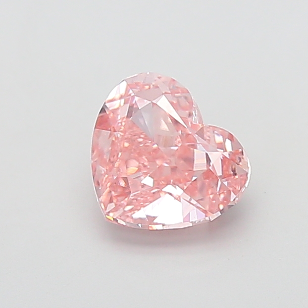 2.18 ct Pink (Intense) VVS2 Heart Modified lab-grown diamond