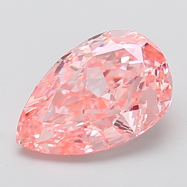 3.17 ct Pink (Vivid) VS1 Pear Modified lab-grown diamond