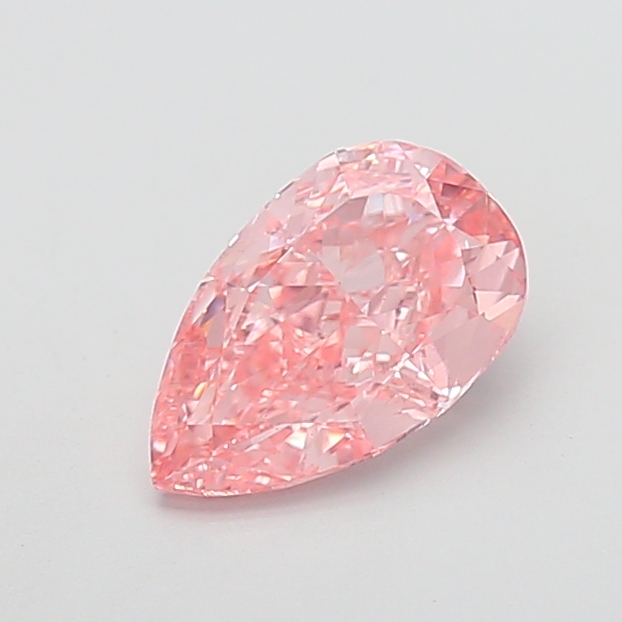 2.15 ct Pink (Vivid) VS1 Pear Modified lab-grown diamond