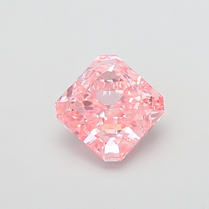 2.08 ct Pink (Vivid) VVS2 Square Radiant lab-grown diamond
