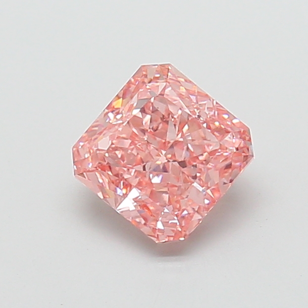 2.09 ct Pink (Vivid) VS1 Square Radiant lab-grown diamond