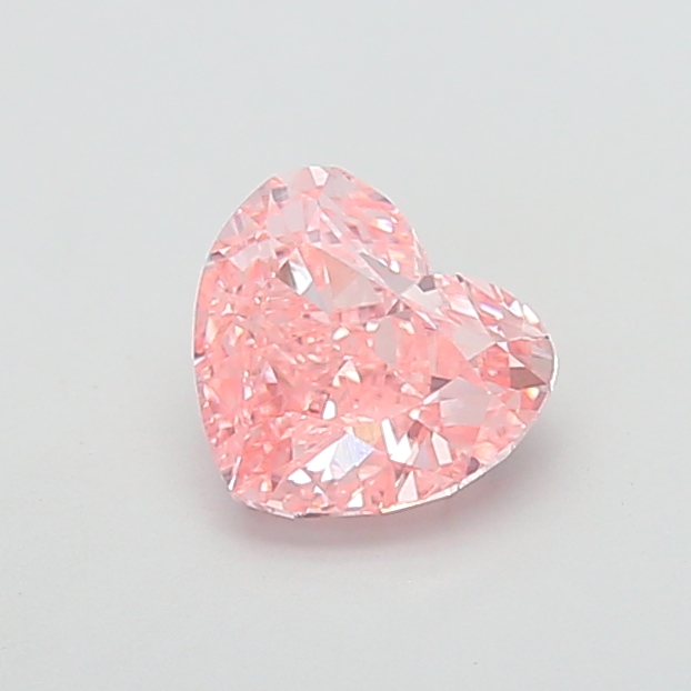 1.98 ct Pink (Vivid) VVS2 Heart Modified lab-grown diamond
