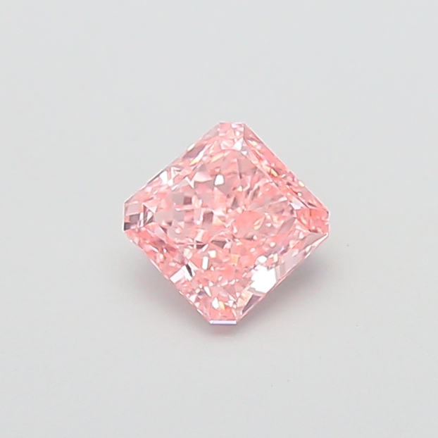 1.00 ct Pink (Intense) VS2 Square Radiant lab-grown diamond