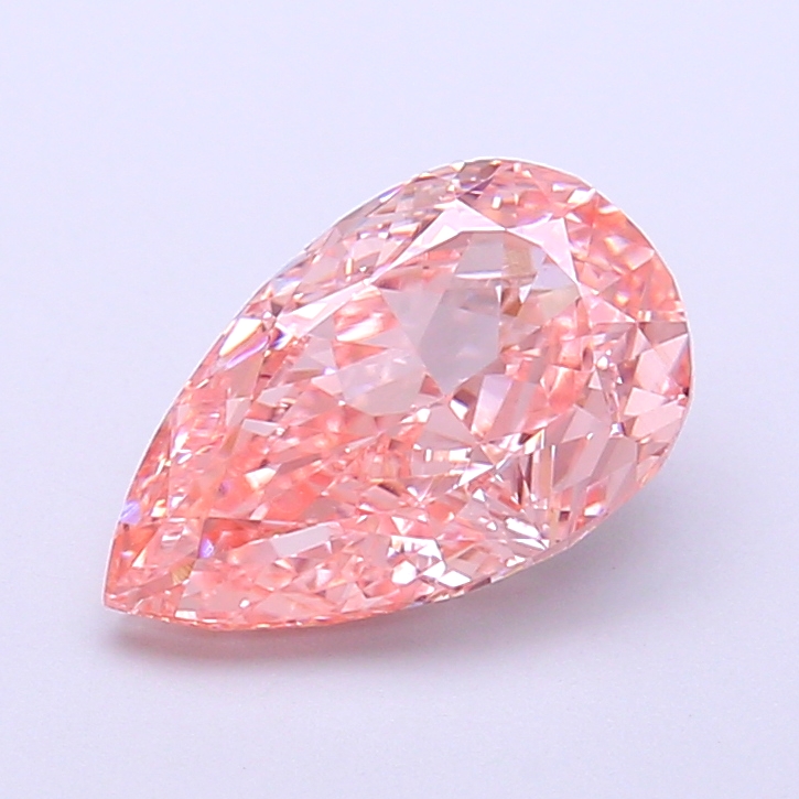 2.03 ct Pink (Intense) VS1 Pear Modified lab-grown diamond