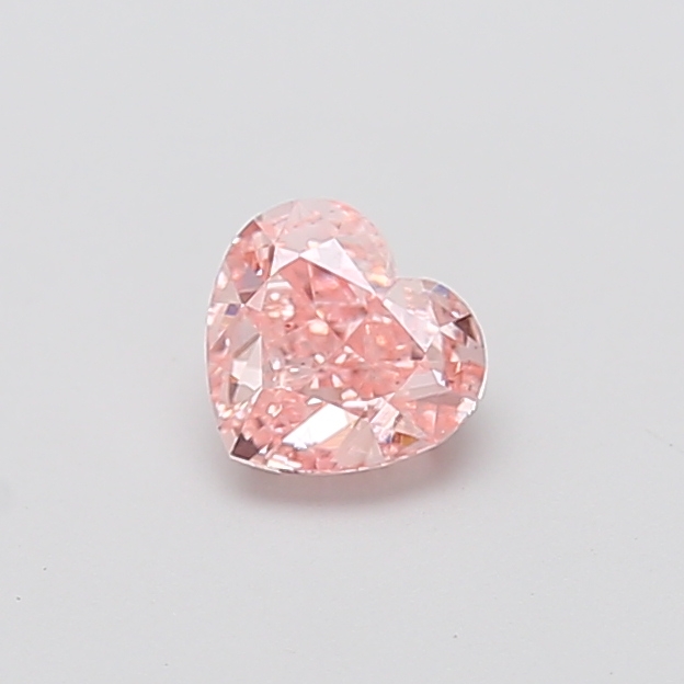 0.74 ct Pink (Intense) VS2 Heart Modified lab-grown diamond
