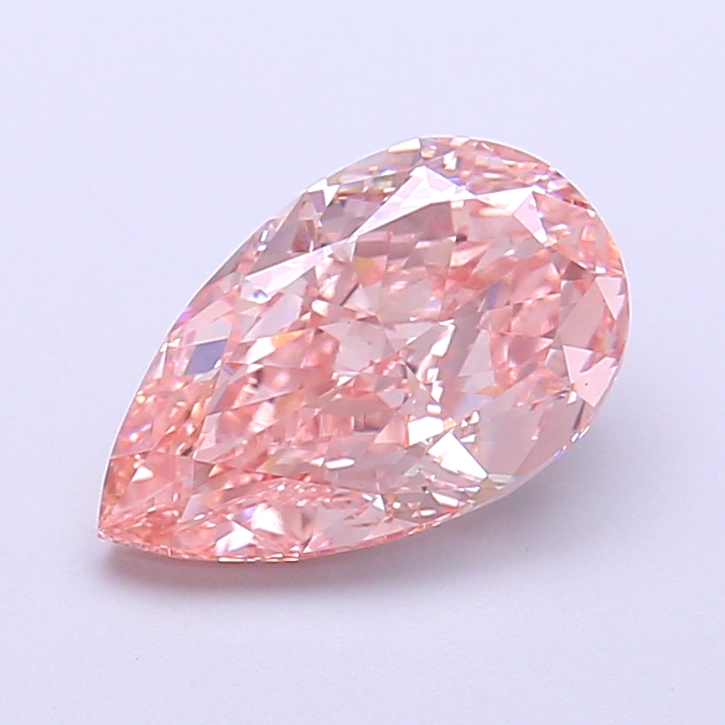 2.01 ct Pink (Intense) VVS2 Pear Modified lab-grown diamond
