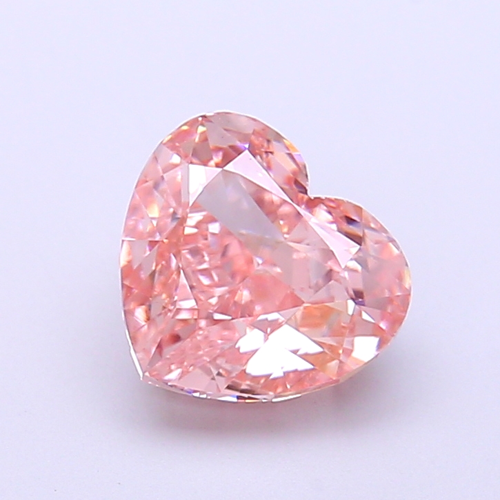 2.01 ct Pink (Intense) VS1 Heart Modified lab-grown diamond