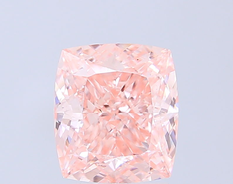 3.00 ct Cushion, Fancy Intense Pink VS1 IGI CVD
