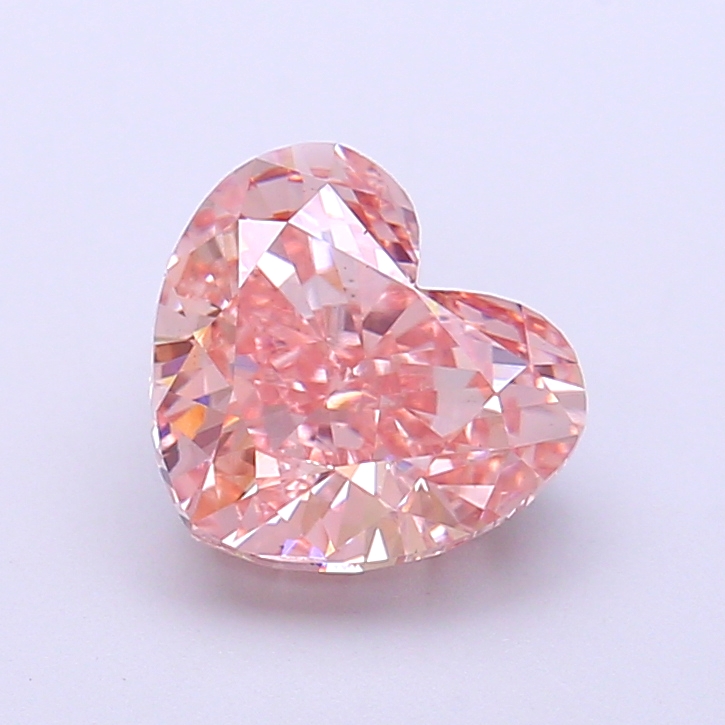 2.05 ct Pink (Intense) VS1 Heart Modified lab-grown diamond
