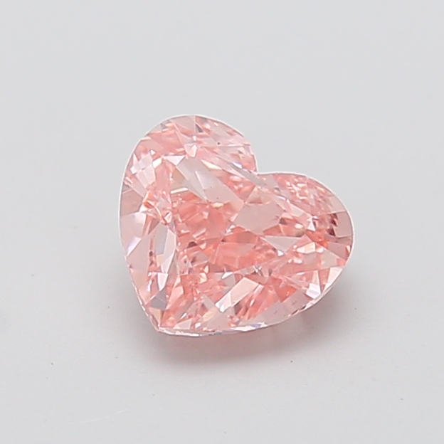1.54 ct Pink (Intense) VS1 Heart Modified lab-grown diamond