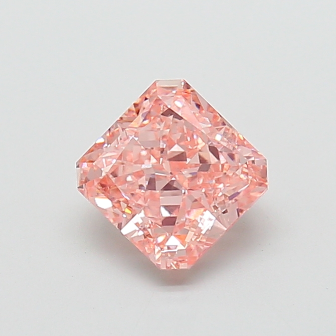 2.36 ct Pink (Intense) VS1 Square Radiant lab-grown diamond