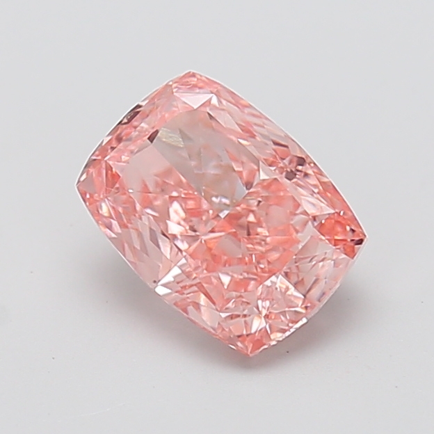 2.07 ct Pink (Intense) VVS2 Cushion lab-grown diamond