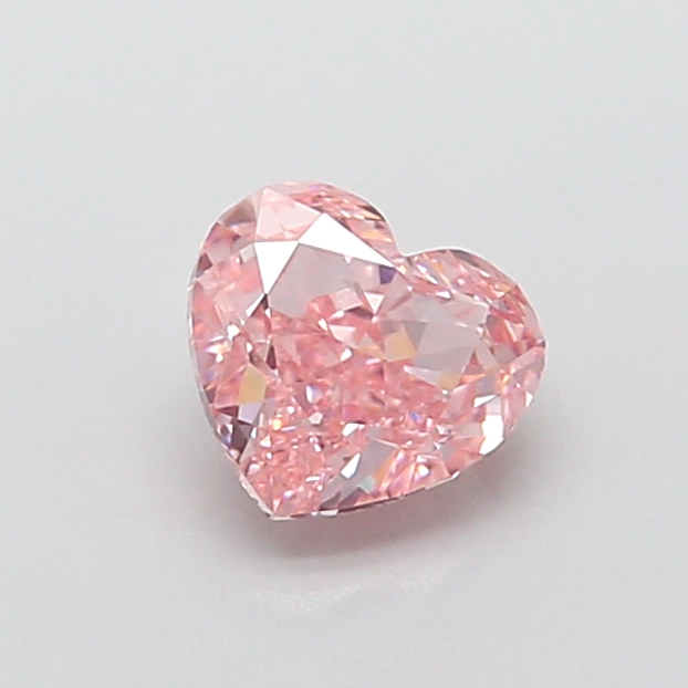 1.02 ct Pink (Intense) VS1 Heart Modified lab-grown diamond