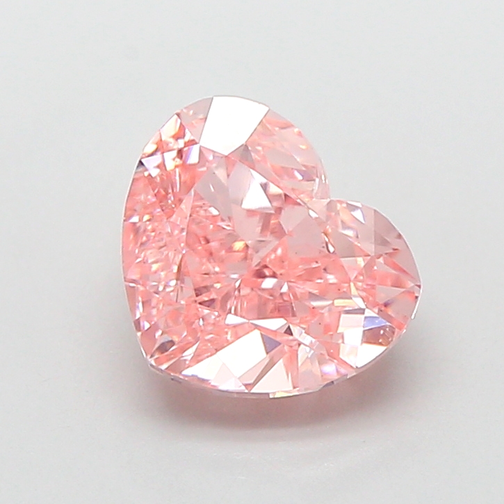 1.99 ct Pink (Intense) VS1 Heart Modified lab-grown diamond