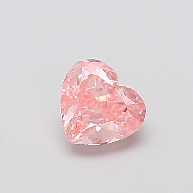 0.98 ct Pink (Vivid) VS1 Heart Modified lab-grown diamond