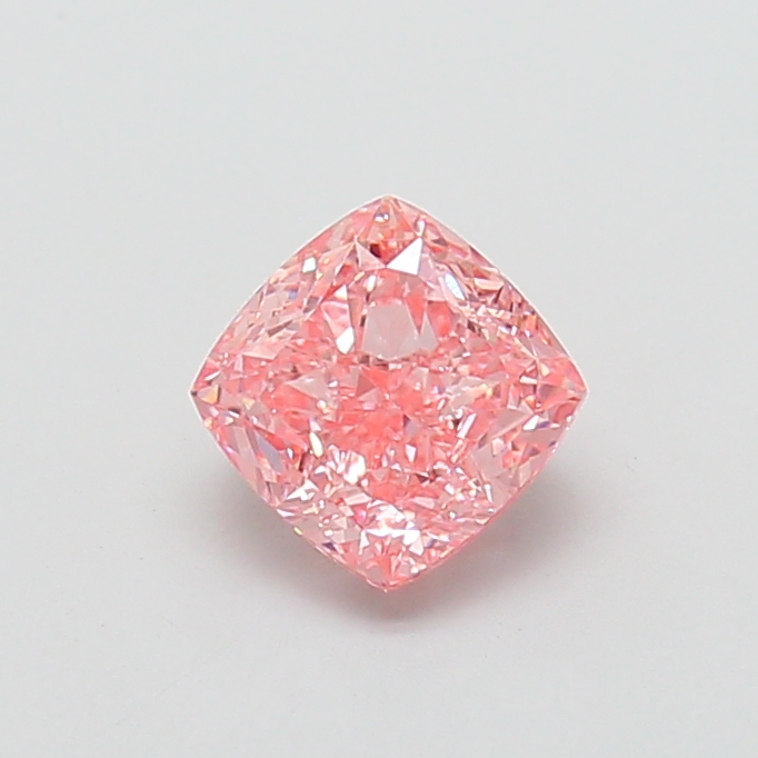 2.17 ct Pink (Vivid) VS1 Square Cushion lab-grown diamond