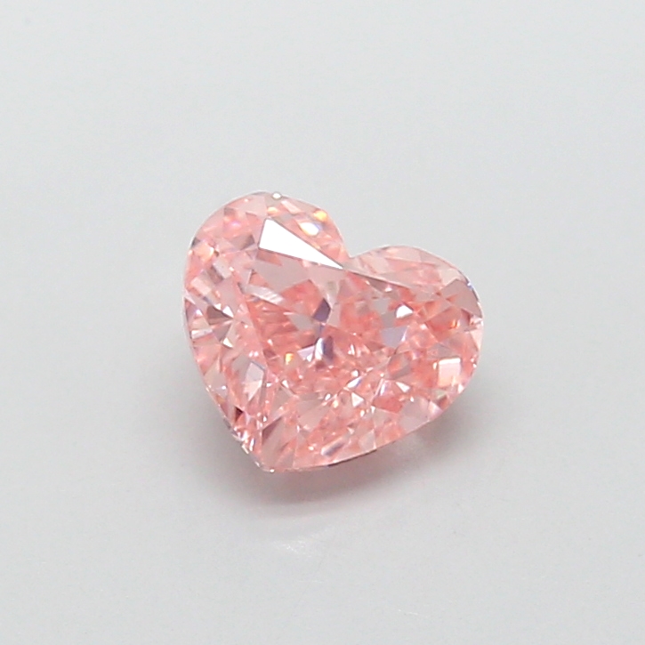 1.12 ct Pink (Intense) VVS2 Heart Modified lab-grown diamond