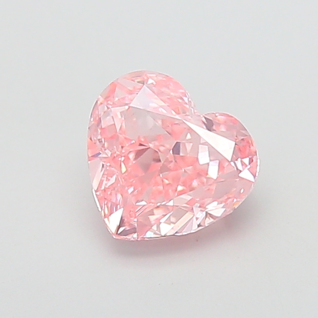 2.52 ct Pink (Vivid) VS1 Heart Modified lab-grown diamond