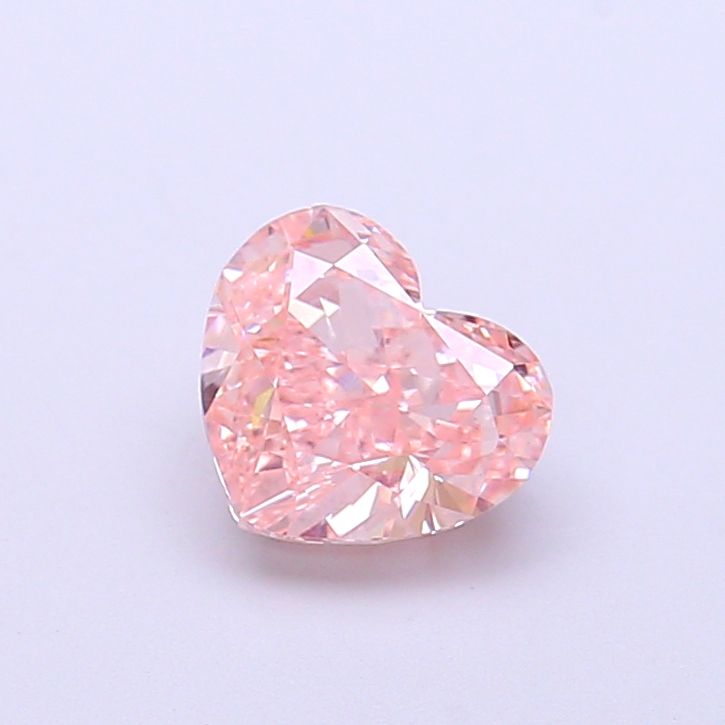 1.05 ct Pink (Intense) VS1 Heart Modified lab-grown diamond