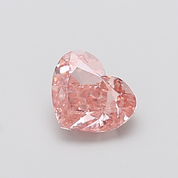 1.11 ct Pink (Intense) VVS2 Heart Modified lab-grown diamond
