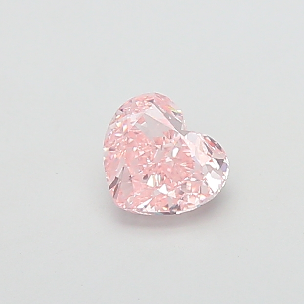 1.09 ct Pink (Intense) VVS2 Heart Modified lab-grown diamond
