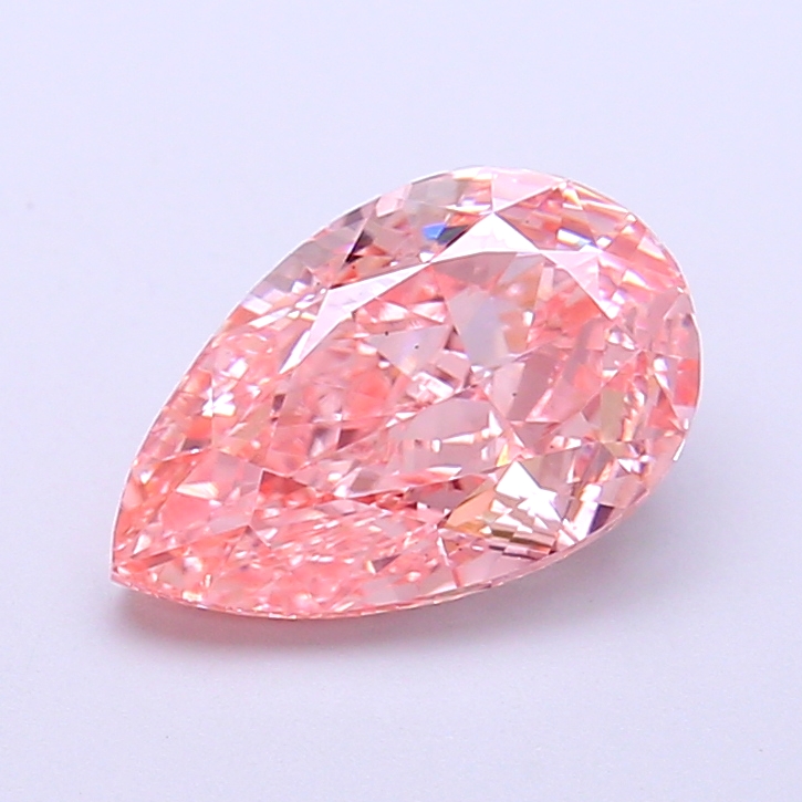 2.00 ct Pink (Vivid) VS2 Pear Modified lab-grown diamond