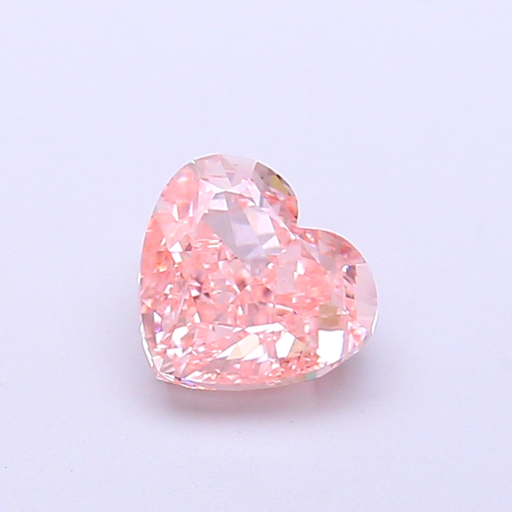 1.02 ct Pink (Intense) VS1 Heart Modified lab-grown diamond
