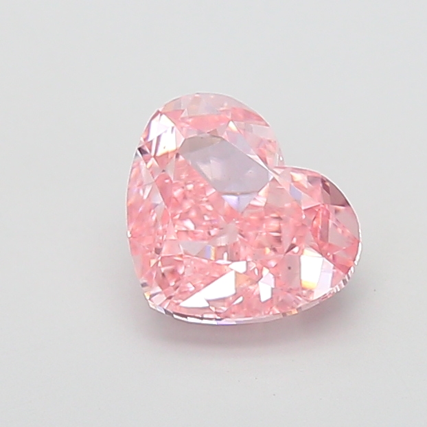 2.50 ct Pink (Vivid) VS1 Heart Modified lab-grown diamond