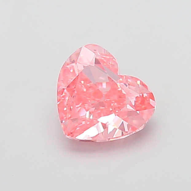 2.15 ct Pink (Vivid) VS1 Heart Modified lab-grown diamond