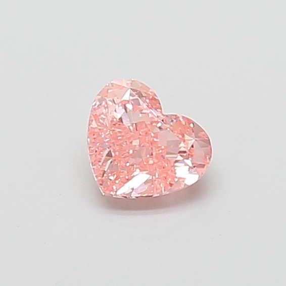 1.06 ct Pink (Intense) VVS2 Heart Modified lab-grown diamond