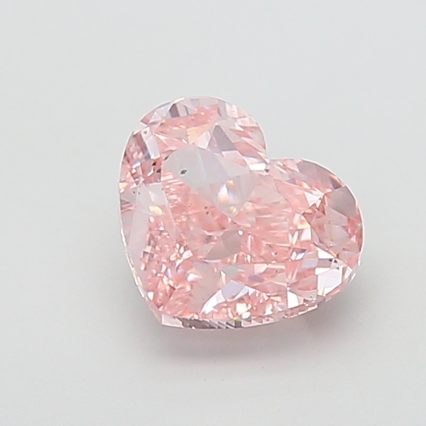 3.06 ct Pink (Intense) VS2 Heart Modified lab-grown diamond
