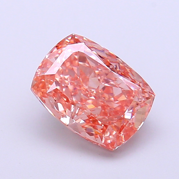 2.02 ct Pink (Intense) VS1 Cushion lab-grown diamond