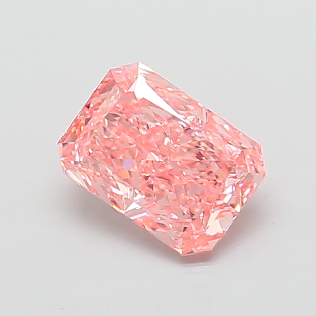 2.04 ct Pink (Vivid) VS1 Radiant lab-grown diamond