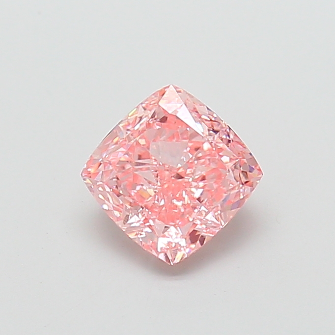 2.11 ct Pink (Vivid) VVS2 Square Cushion lab-grown diamond