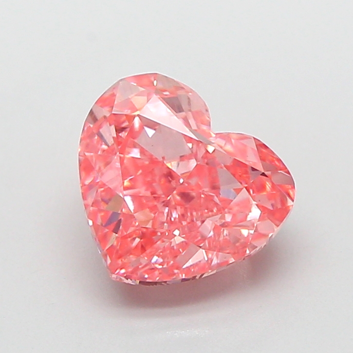 2.00 ct Pink (Vivid) VS1 Heart Modified lab-grown diamond