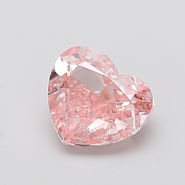1.81 ct Pink (Intense) SI1 Heart Modified lab-grown diamond