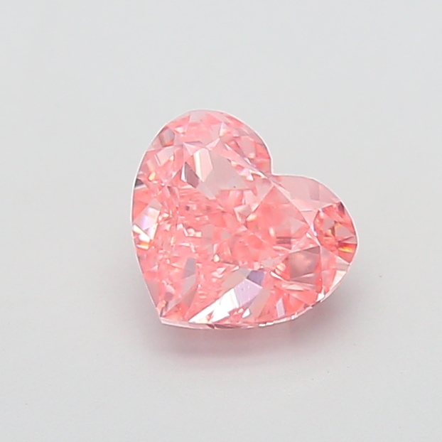 2.11 ct Pink (Vivid) VS1 Heart Modified lab-grown diamond