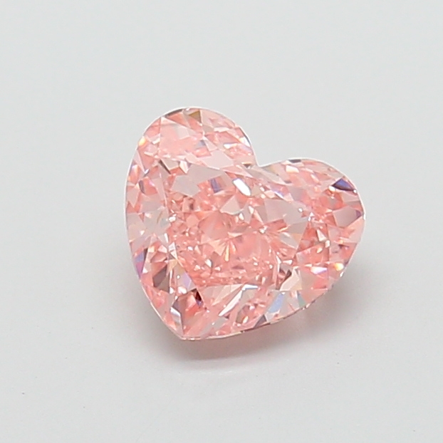 2.00 ct Pink (Vivid) VVS2 Heart Modified lab-grown diamond