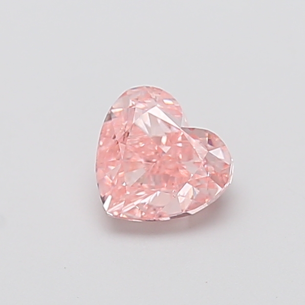 1.02 ct Pink (Intense) VS2 Heart Modified lab-grown diamond