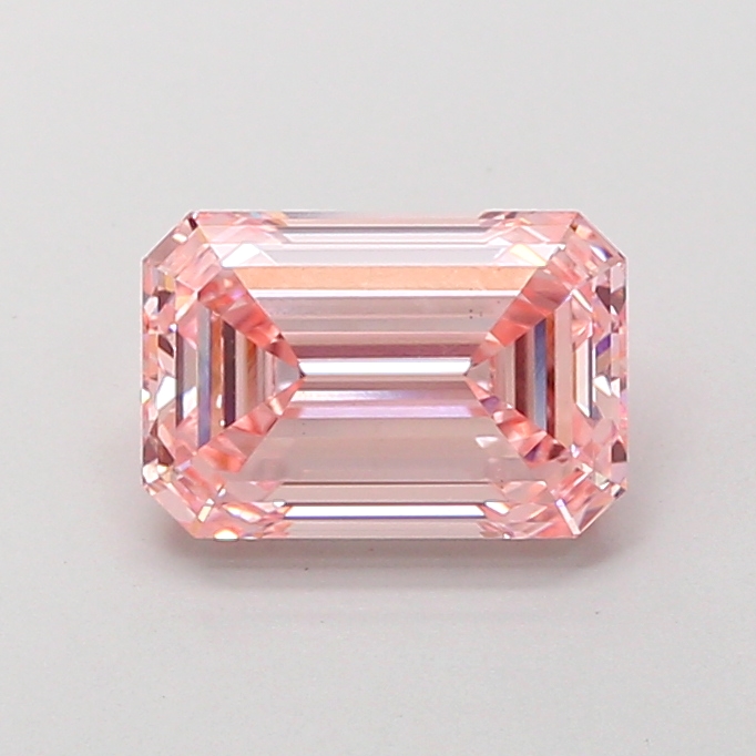 2.00 ct Pink (Intense) VS1 Emerald Cut lab-grown diamond