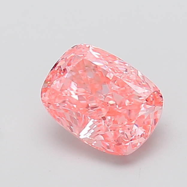 2.02 ct Pink (Vivid) VVS2 Cushion lab-grown diamond