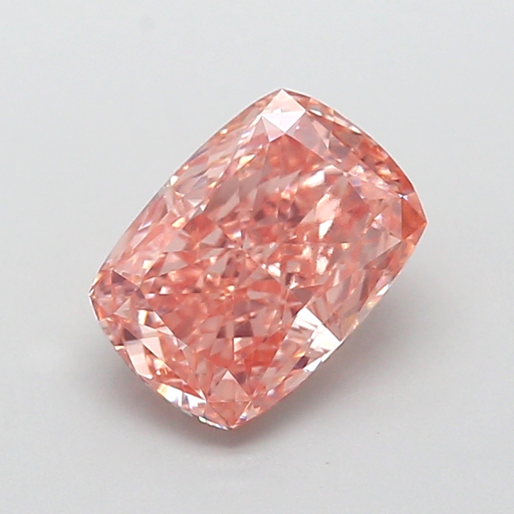 2.09 ct Pink (Intense) VVS2 Cushion lab-grown diamond