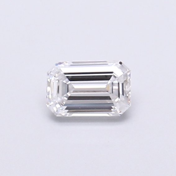 Actual 0.29 carat D Emerald lab-grown diamond