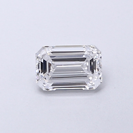 Actual 0.29 carat D Emerald lab-grown diamond