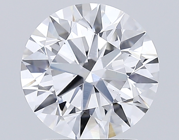 2.44 Carat Certified Loose Lab Grown CVD Diamond Round F Color VS1 Clarity