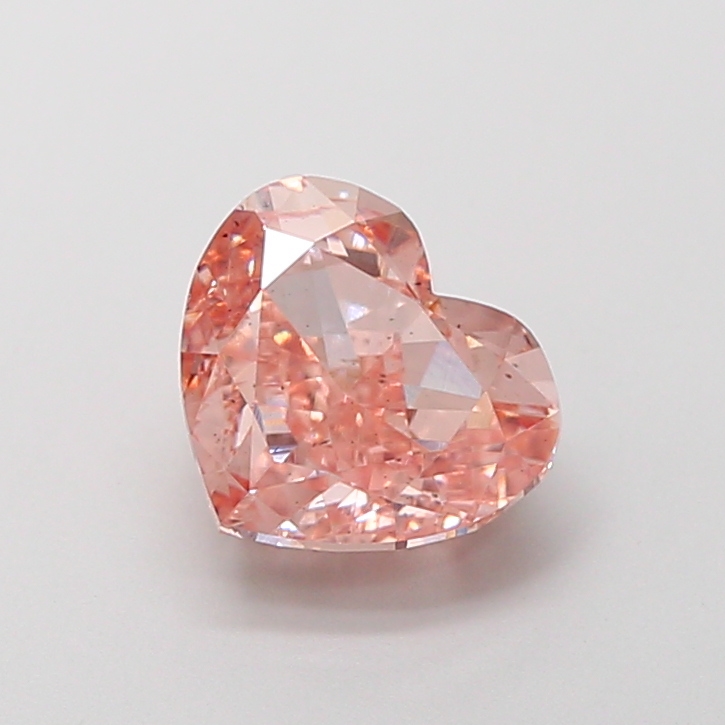 2.04 ct Pink (Intense) SI1 Heart Modified lab-grown diamond