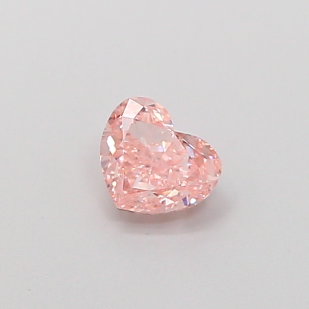 0.48 ct Pink (Vivid) VS1 Heart Modified lab-grown diamond