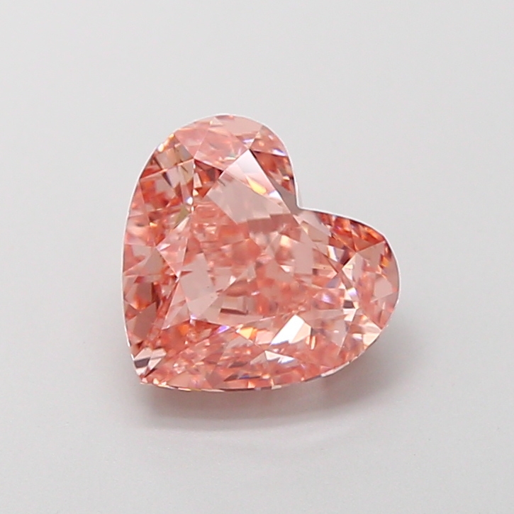 2.05 ct Pink (Vivid) VS2 Heart Modified lab-grown diamond