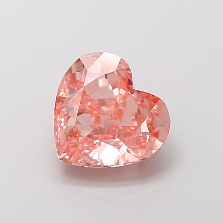1.91 ct Pink (Vivid) VS1 Heart Modified lab-grown diamond